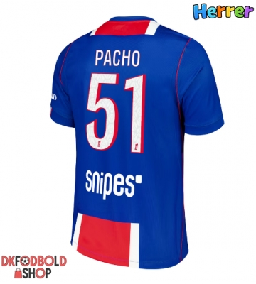 Paris Saint-Germain Willian Pacho #51 Hjemmebanetrøje 2026-27 Kort ærmer